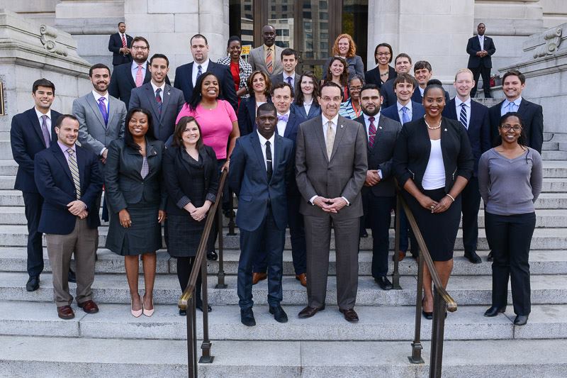 The 2014 Capital City Fellows with Mayor Vincent Gray