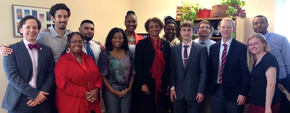 The Office of the Secretary of the District of Columbia treated a group of current Fellows to a tour of the John A. Wilson Building, DC's "City Hall."