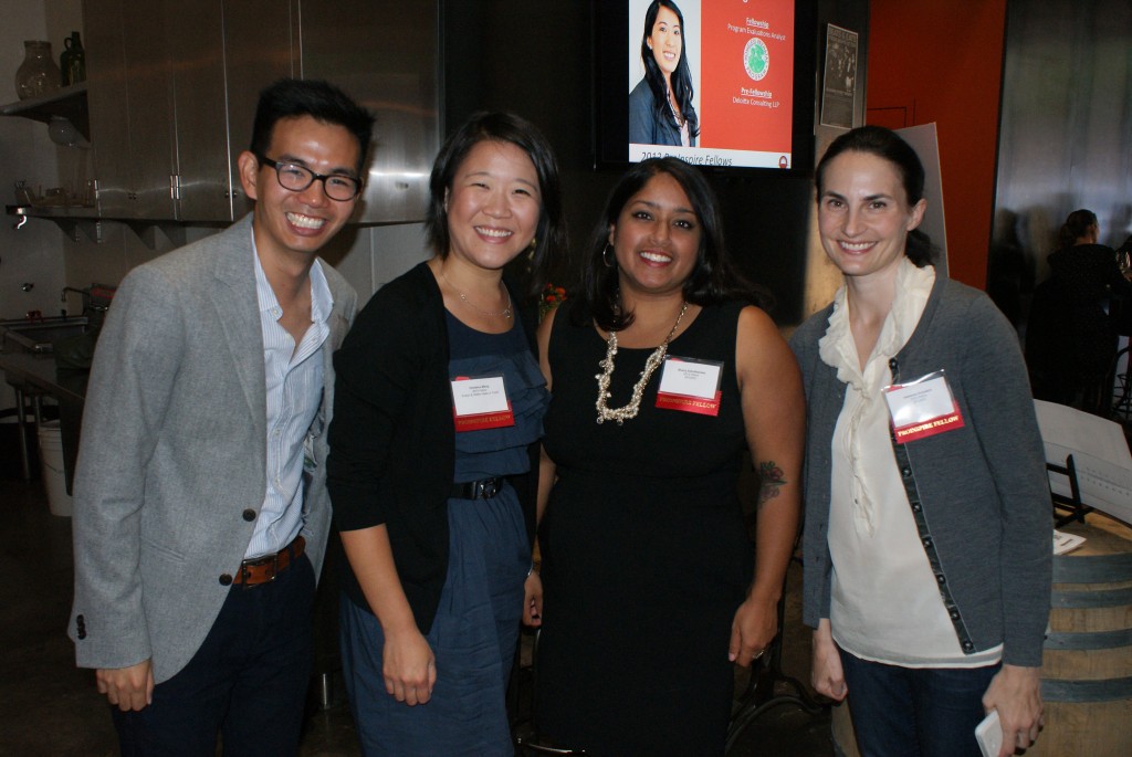 ProInspire Fellows Andrew Wu, Sherry Ezhuthachan and Adrienne Gvozdich