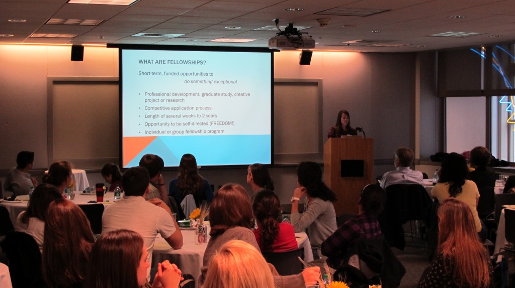 Vicki Johnson presenting at the University of Delaware