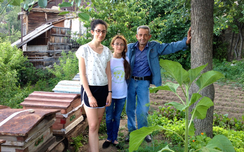 Davis Projects for Peace Fellow Lia Soorenian (left) in Armenia