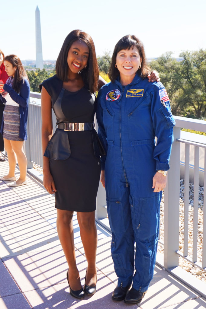 With Dr. Mary Ellen Weber, a consultant for STELLAR Strategies, LLC and a retired NASA astronaut