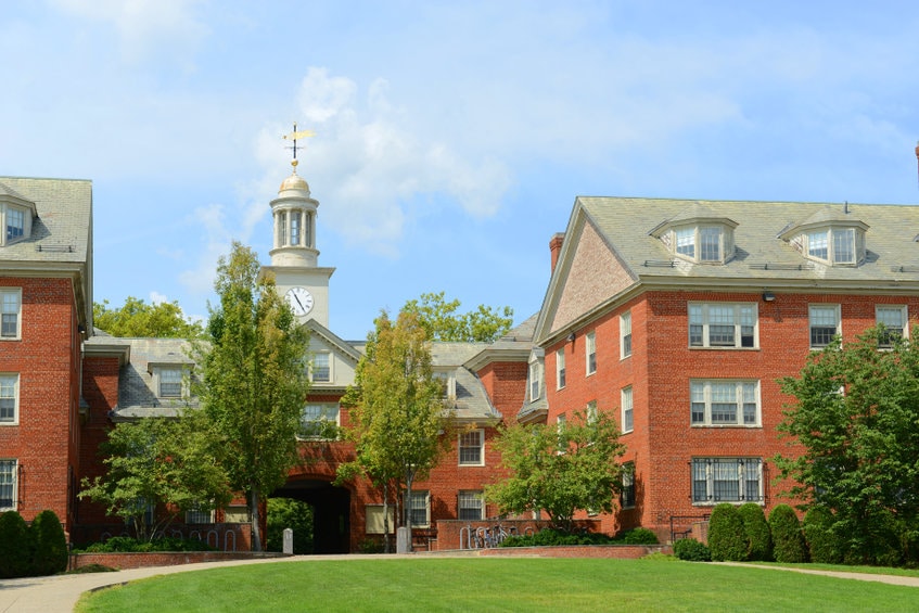 A picture of the Brown University campus in Providence, Rhode Island, USA. Brown University offers a Fully Funded Master's in African American and Africana Studies. Pictured is a