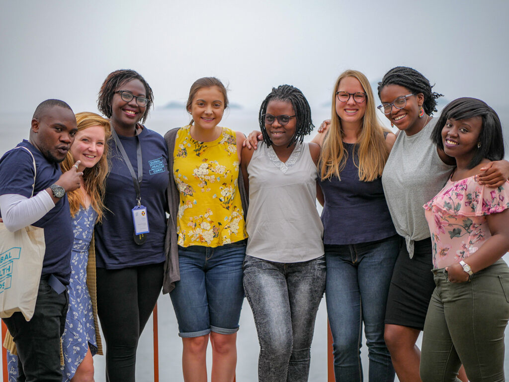 Group photo of Global Health Corps U.S. Fellows