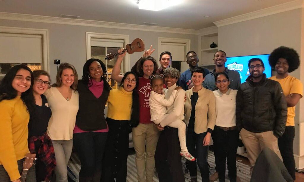 The Halcyon Fellows gathering for a group photo