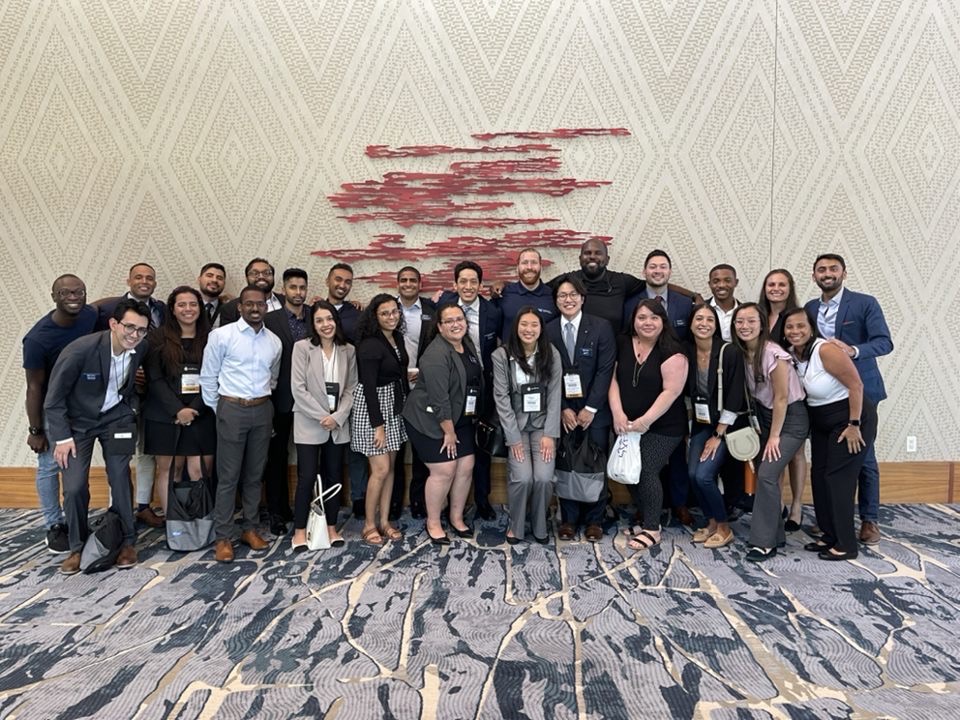 Ife Ibitayo posing for a group photo with his cohort of Consortium Fellows to commemorate the end of the Consortium’s Orientation Program.