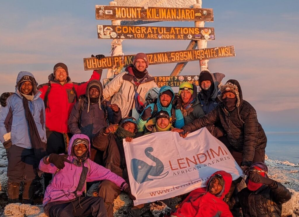 Carman International Fellows climbing Mount Kilimanjaro
